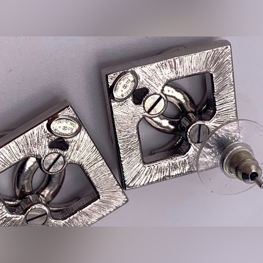 Chanel Strass CC Stud Earrings - Picture 4 of 5